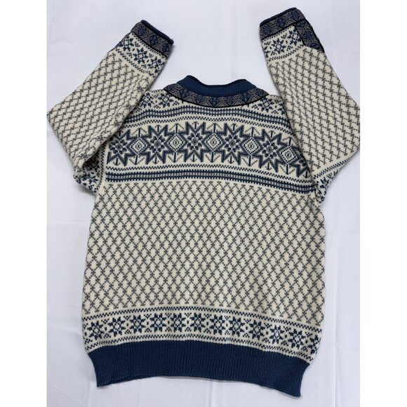 DALE OF NORWAY Cardigan Sweater Womens Large Metal Clasps * FOR REPAIR * READ - Picture 4 of 14